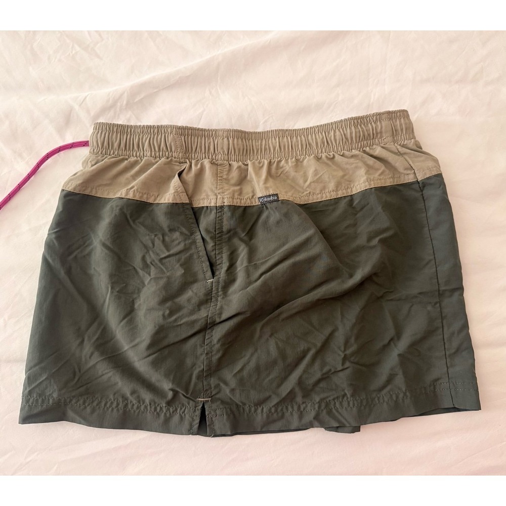 COLUMBIA SKORT green tan women's small hiking‎ tennis pickleball outdoor skirt - Picture 6 of 12